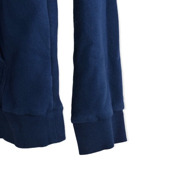 Under Armour Hoodie M Mens Blue Pullover Sweatshirt Drawstring Athletic Pocket - Picture 6 of 7